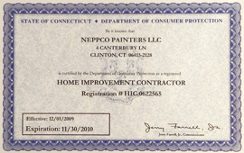 NEPPCO Home Improvement Contractor License